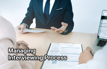 إدارة مقابلات التوظيف